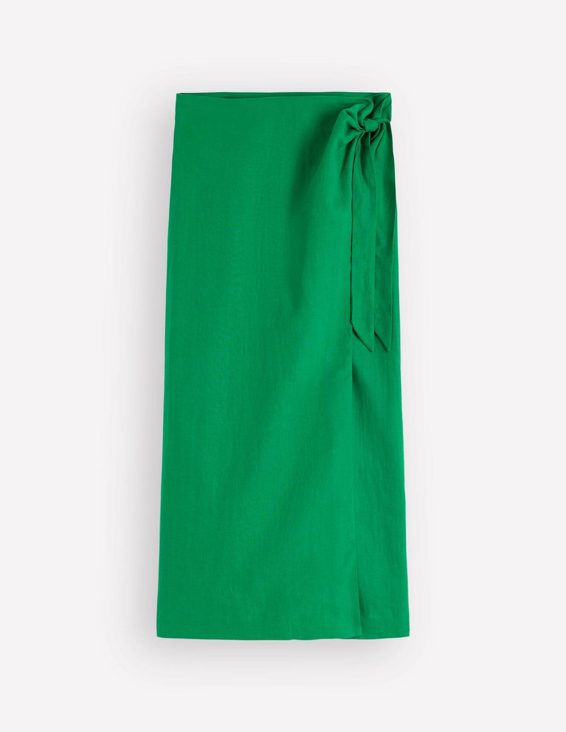 Dimitra Linen Column Skirt-Rich Emerald / Boden Discount