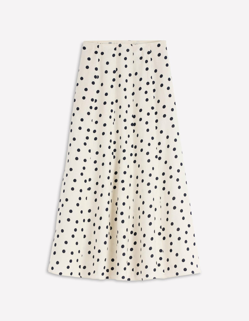 Miriam Linen Maxi Skirt-Ivory, Painted Dot / Boden Discount