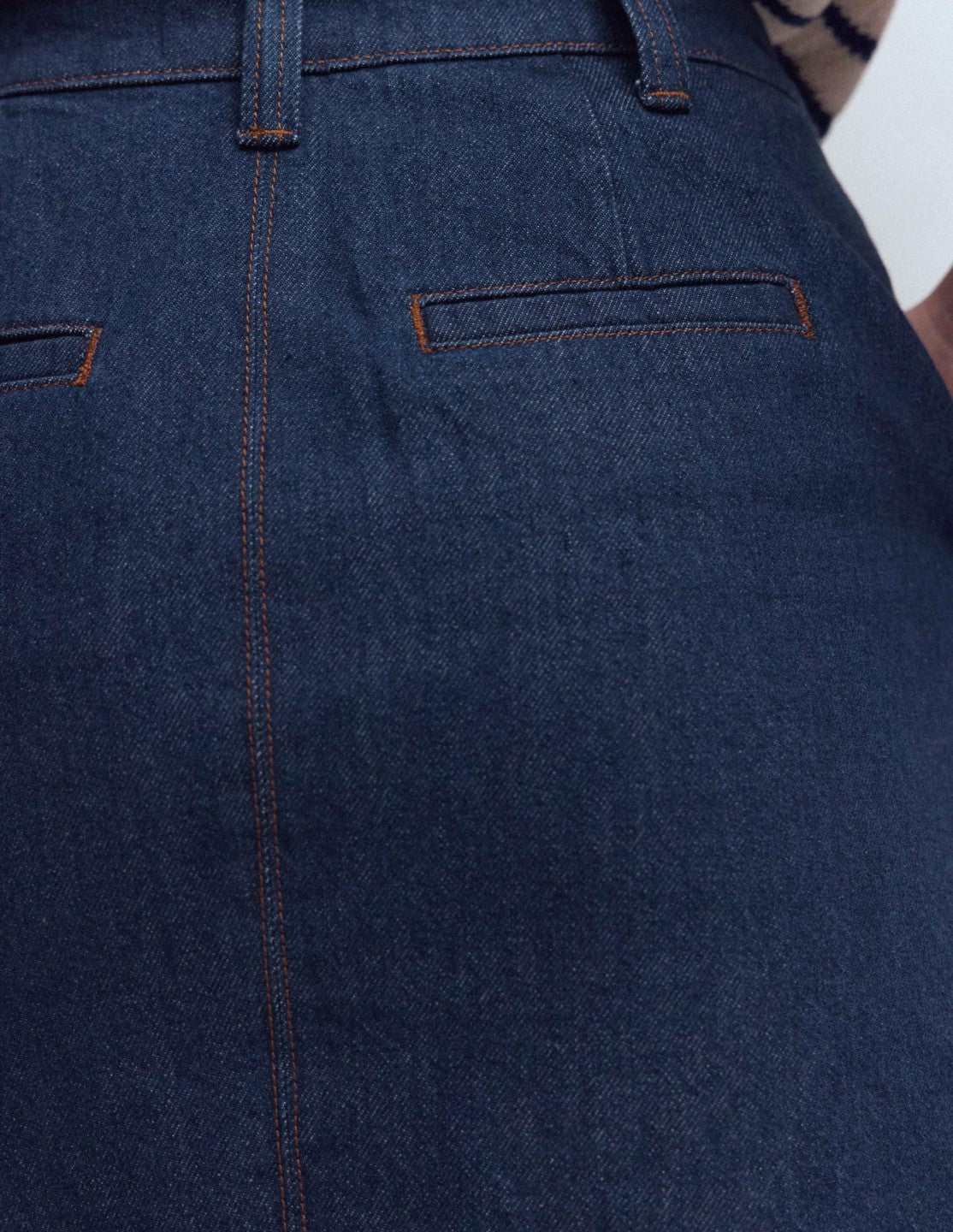 Straight Denim Skirt-Indigo / Boden Online