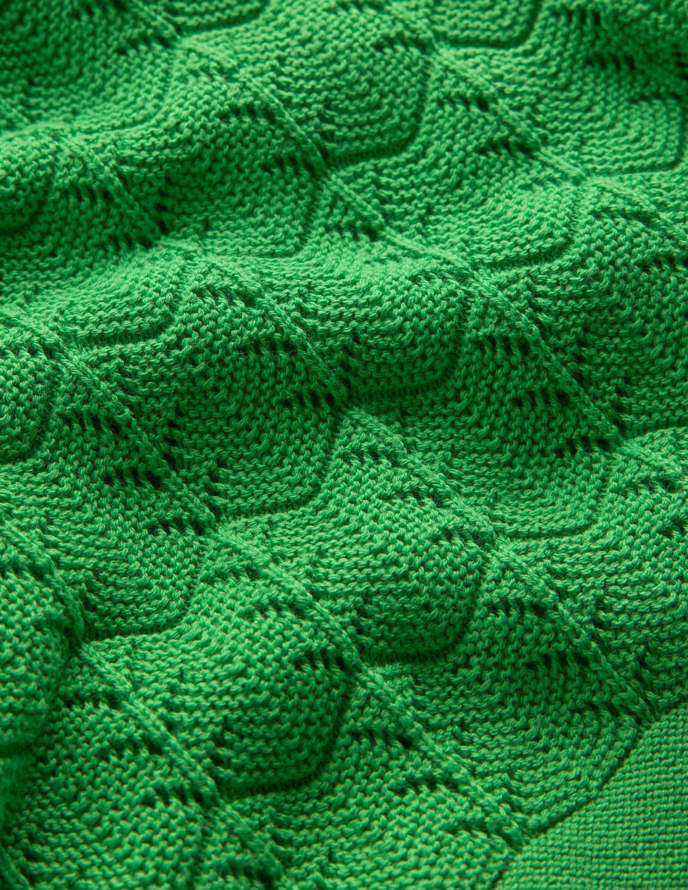 Knitted Pointelle Shorts-Lime Juice Green / Boden us