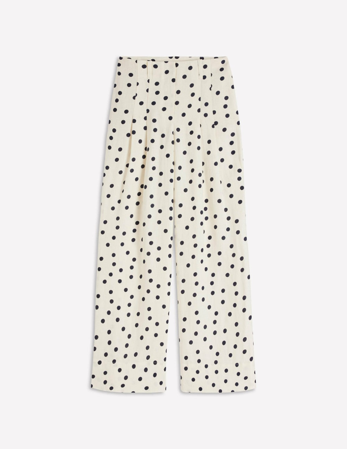 Mayfair Linen Pants-Ivory, Painted Dot / Boden Discount