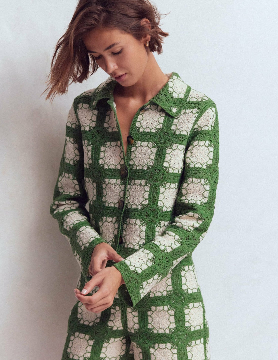 Crochet Jacket-Multi / Boden