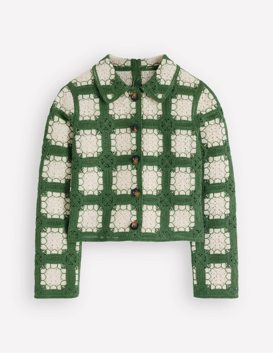 Crochet Jacket-Multi / Boden