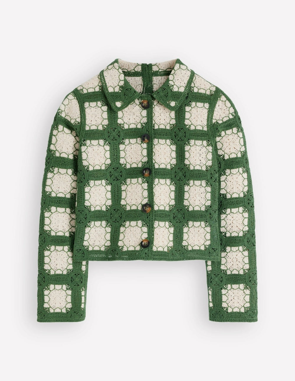 Crochet Jacket-Multi / Boden