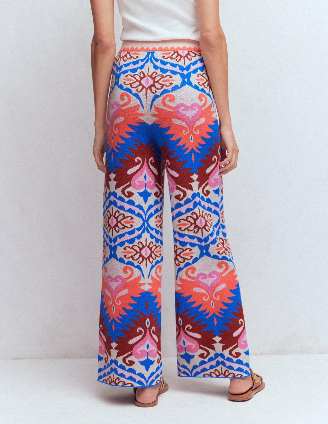 Jacquard Knitted Pants-Multi Aztec / Boden On sale