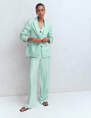 Stamford Linen Blazer-Spearmint / Boden Outlet
