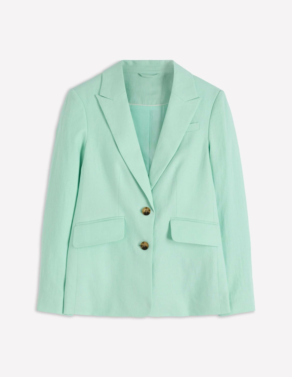 Stamford Linen Blazer-Spearmint / Boden Outlet
