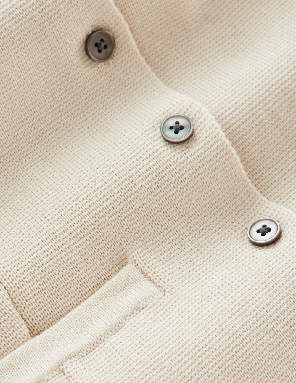 Short Sleeve Knitted Jacket-Ivory / Boden us