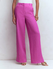 Belgravia Linen Pants-Passion Flower / Boden Sale