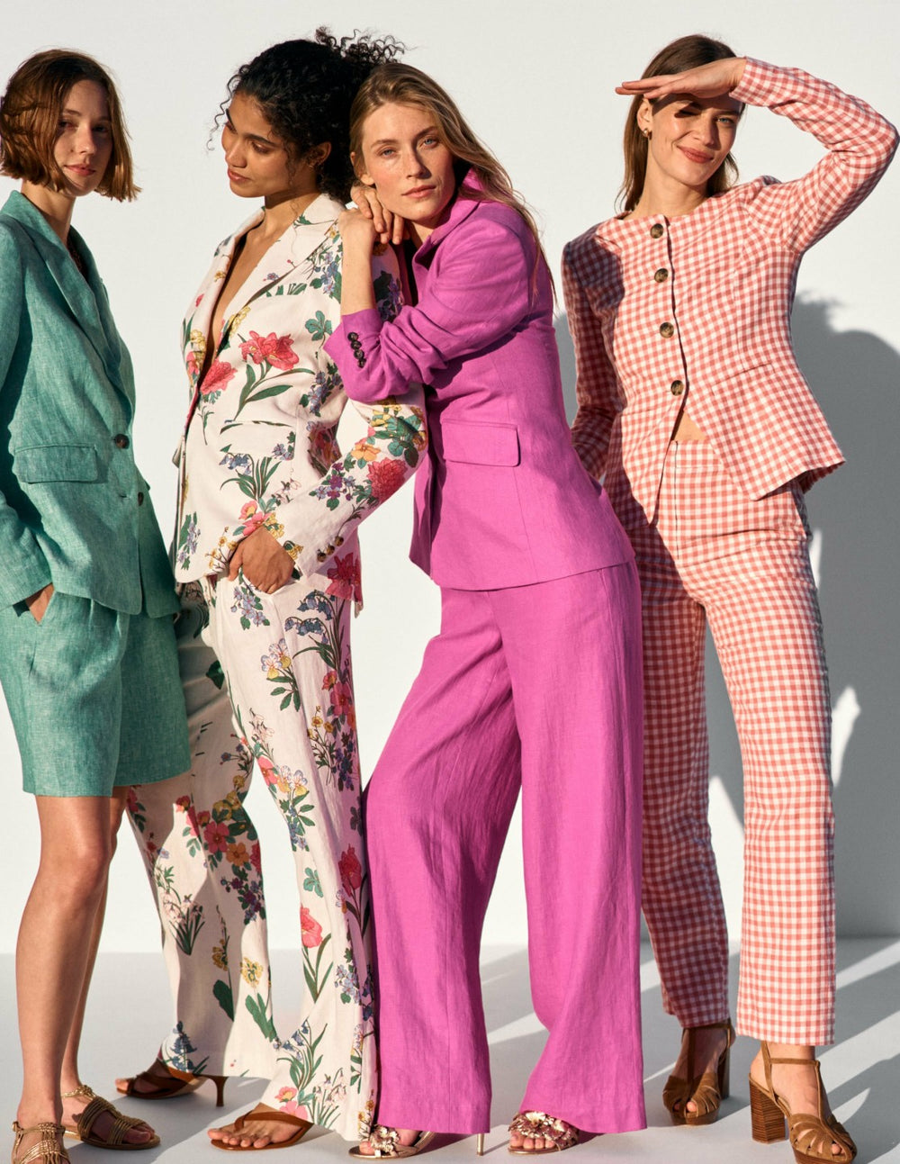 Belgravia Linen Pants-Passion Flower / Boden Sale