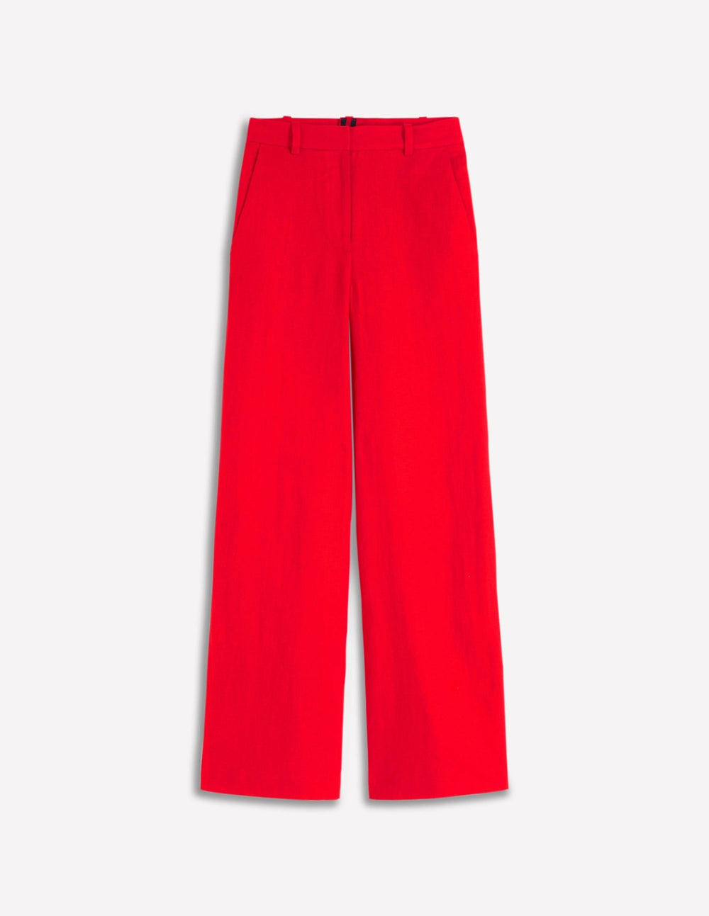 Belgravia Linen Pants-Bright Cherry / Boden Online