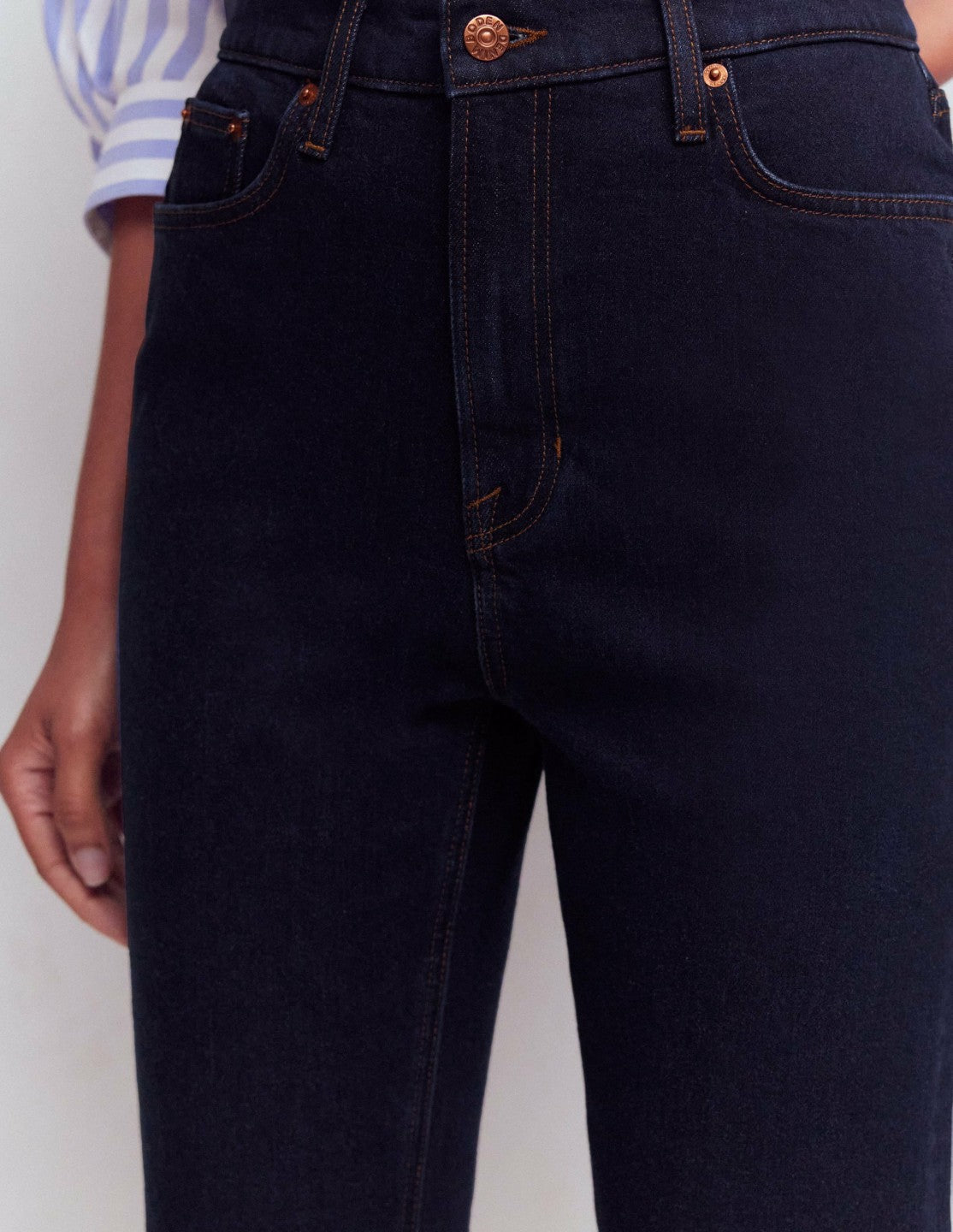 5-pocket Capri Jeans-Indigo / Boden us