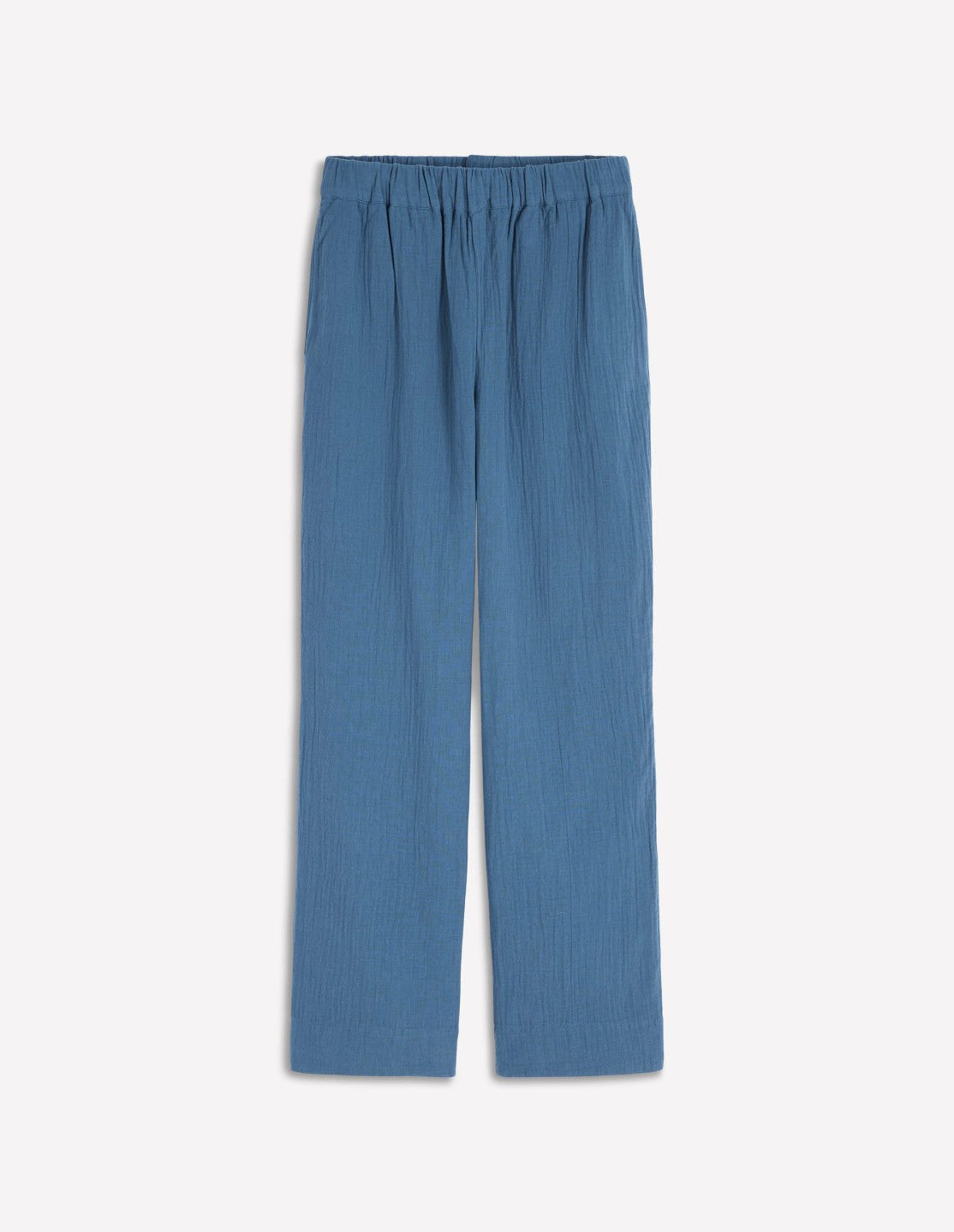Pull On Double Cloth Pants-Seamist Blue / Boden Online