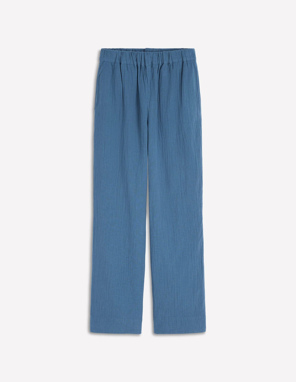 Pull On Double Cloth Pants-Seamist Blue / Boden Online