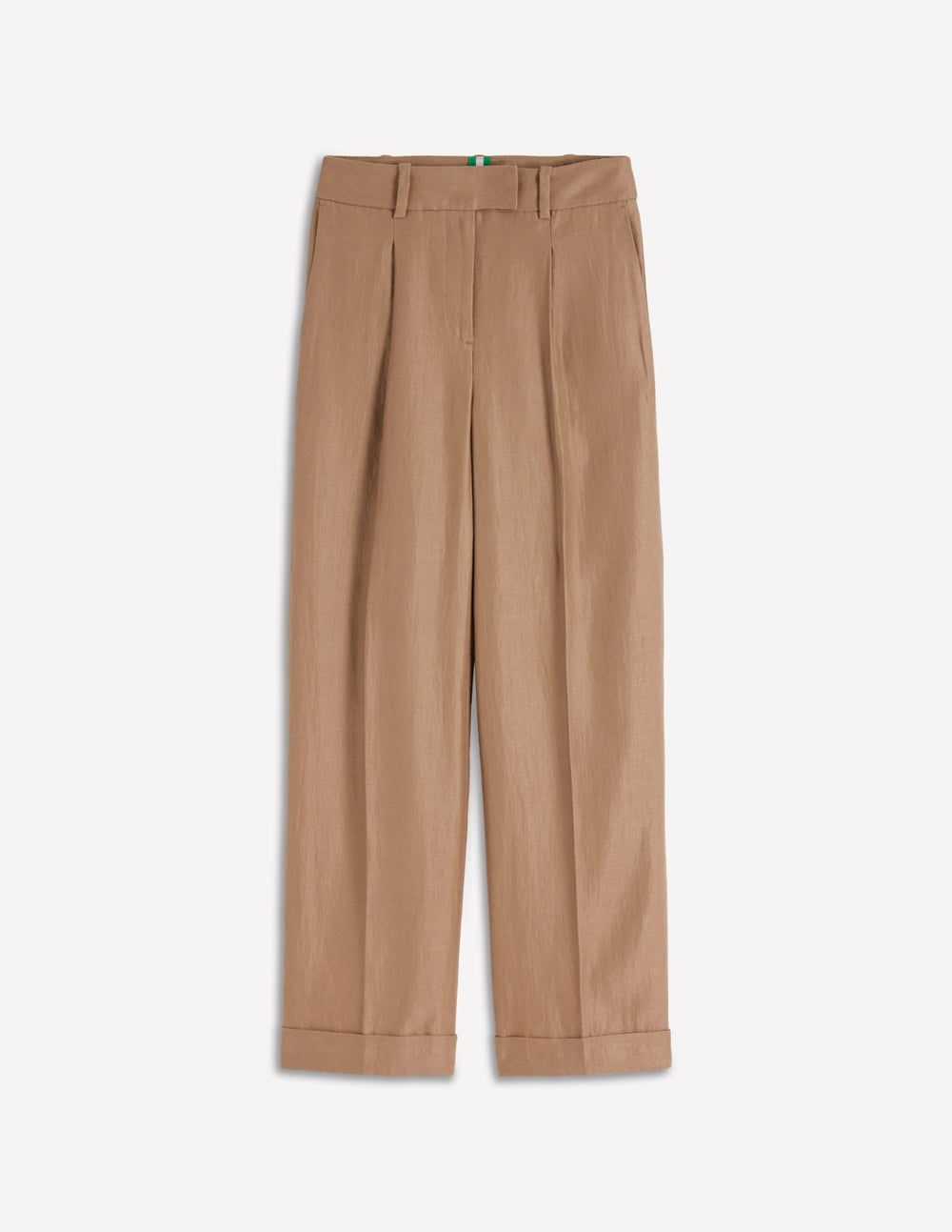 Chiswick Crop Linen Pants-Cappuccino / Boden Outlet