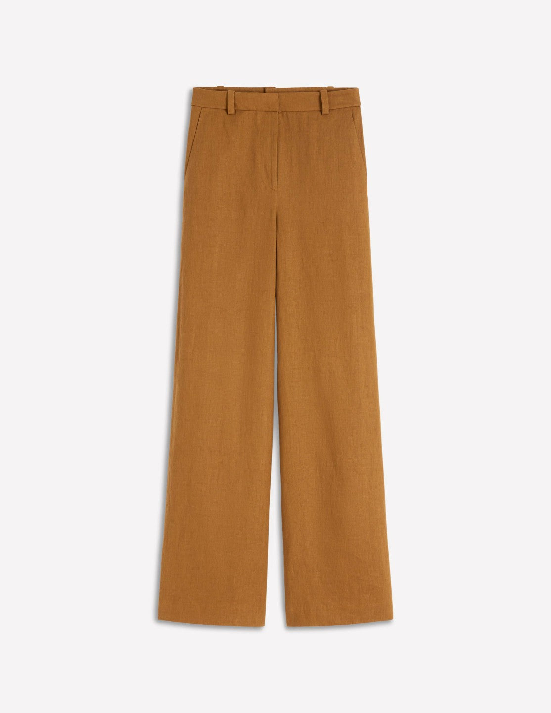 Belgravia Linen Pants-GINGERBREAD / Boden us