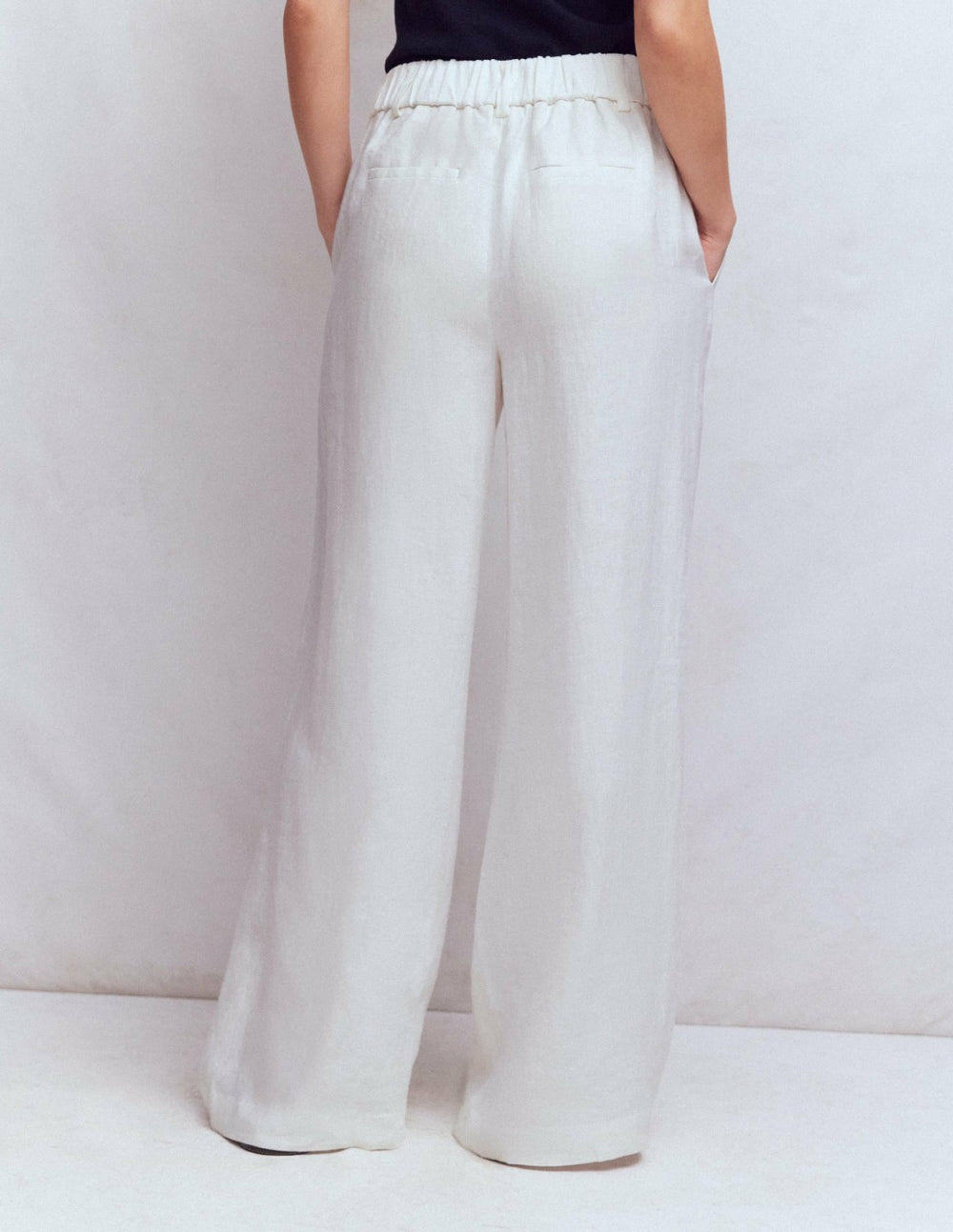 Kensington Linen Pants-White / Boden Sale