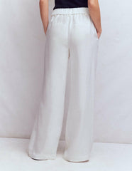 Kensington Linen Pants-White / Boden Sale