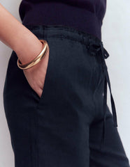 Islington Linen Pants-Navy / Boden Online