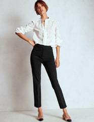 Highgate Ponte Pants-Black / Boden Sale