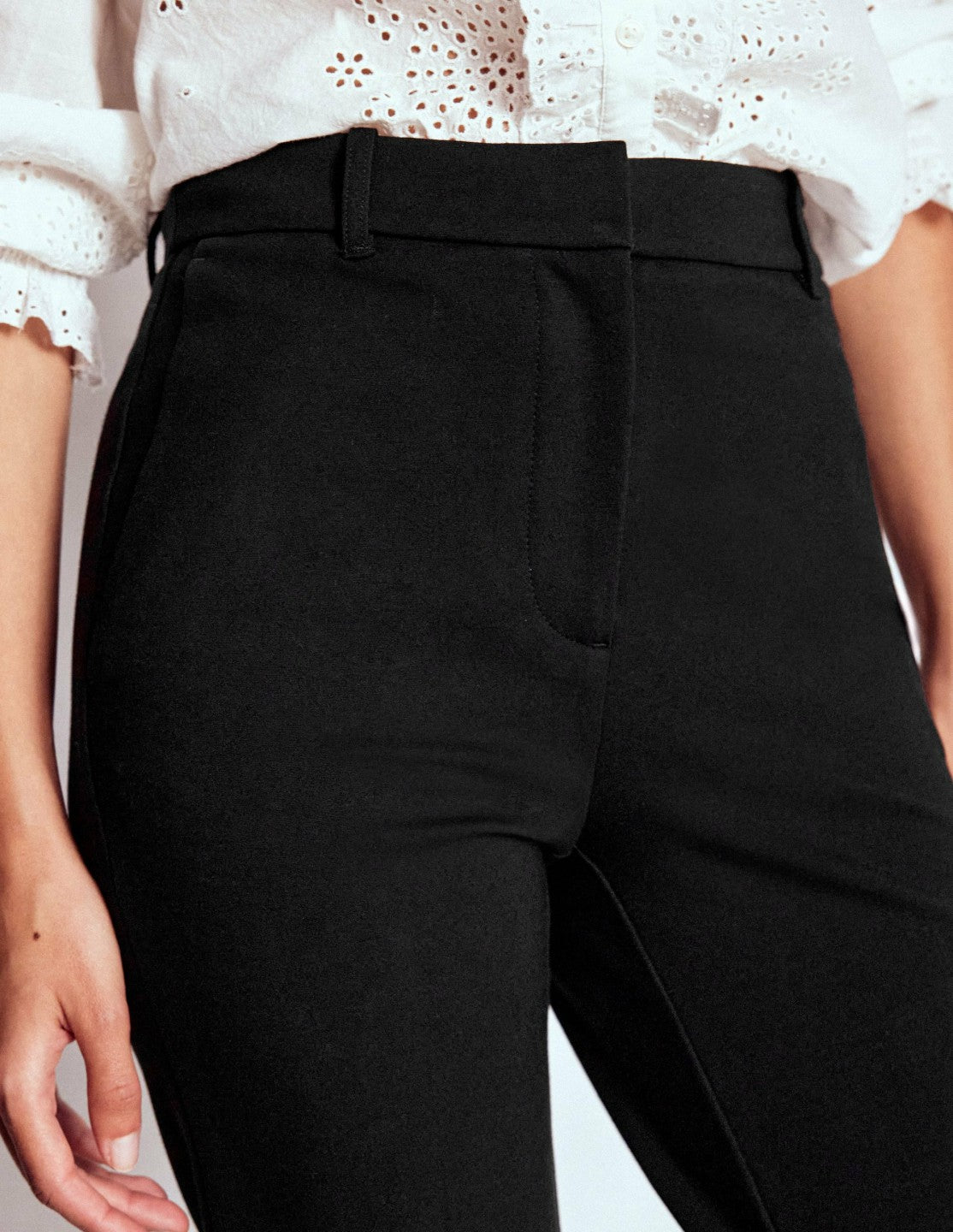 Highgate Ponte Pants-Black / Boden Sale