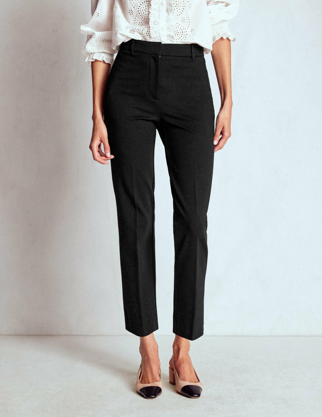 Highgate Ponte Pants-Black / Boden Sale