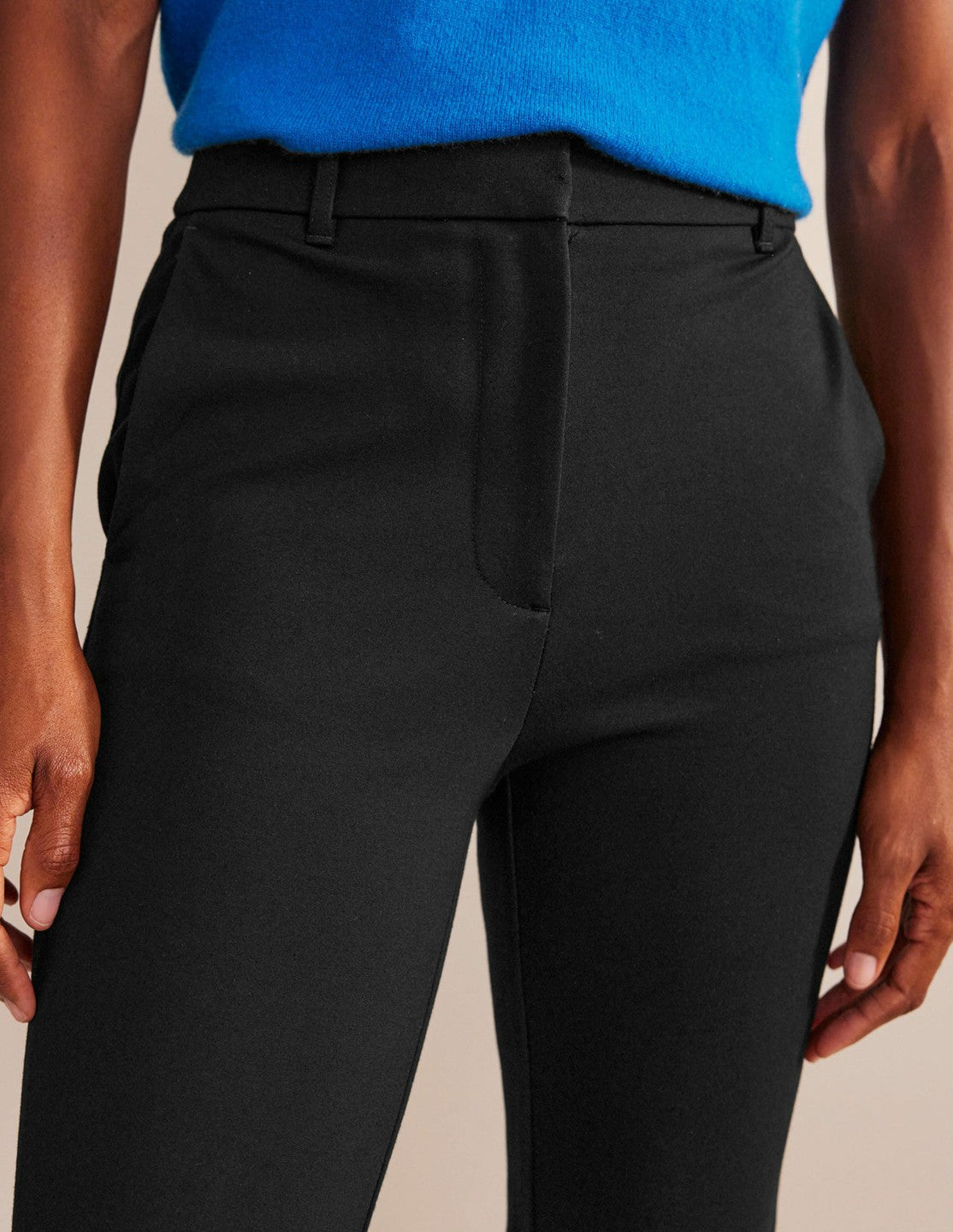 Highgate Ponte Pants-Black / Boden Sale