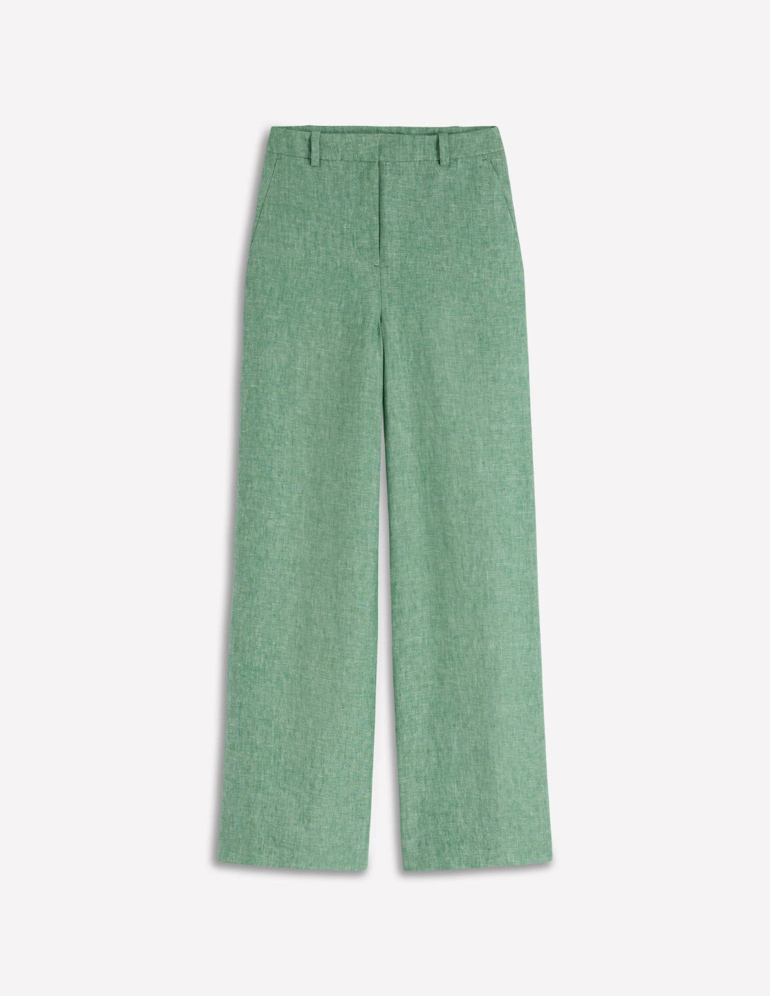 Belgravia Linen Pants-Aloe Green Chambray / Boden Online