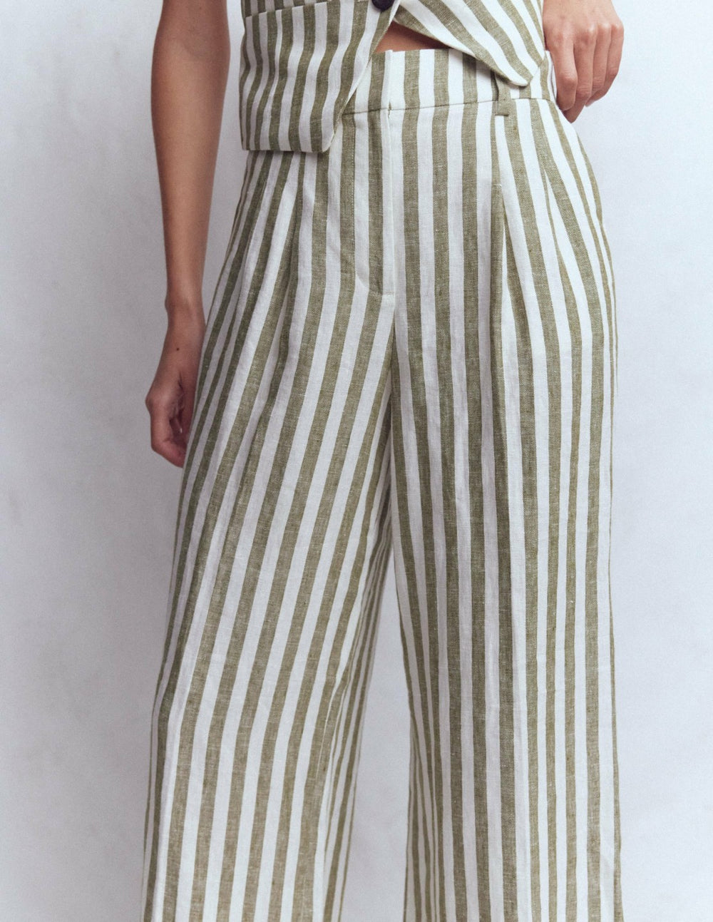 Kensington Linen Pants-Mayfly Stripe / Boden Discount