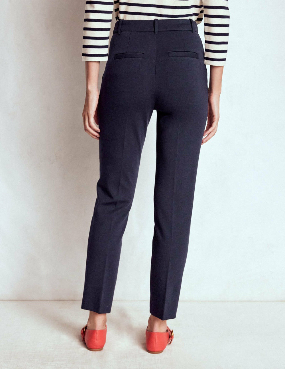 Highgate Ponte Pants-Navy / Boden On sale