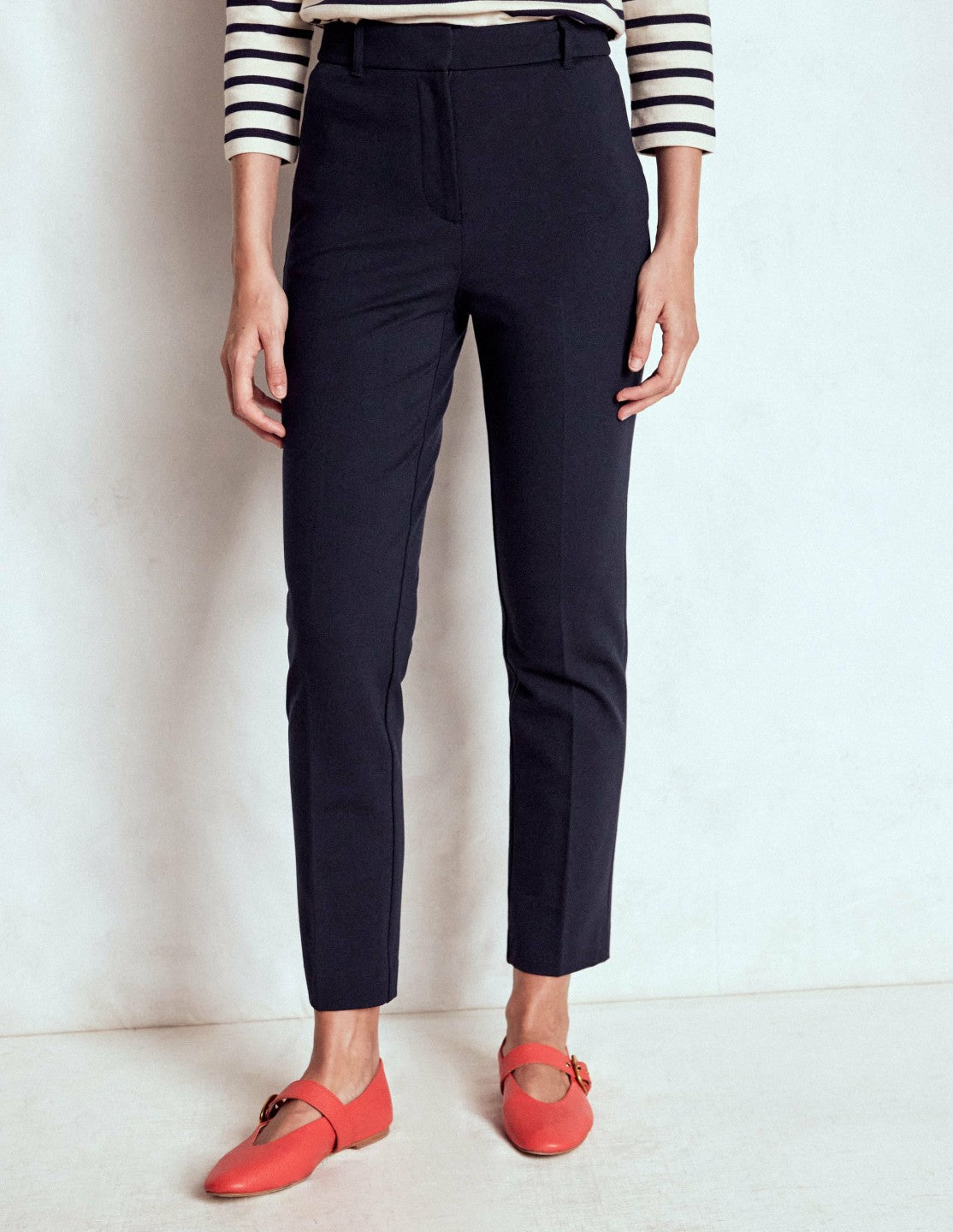 Highgate Ponte Pants-Navy / Boden On sale