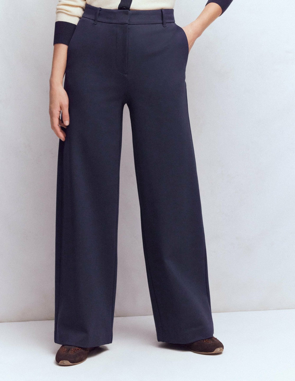 Belgravia Ponte Pants-Navy / Boden us