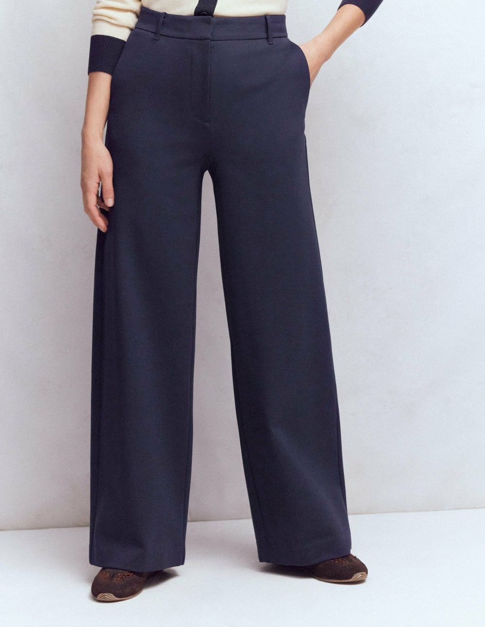 Belgravia Ponte Pants-Navy / Boden us
