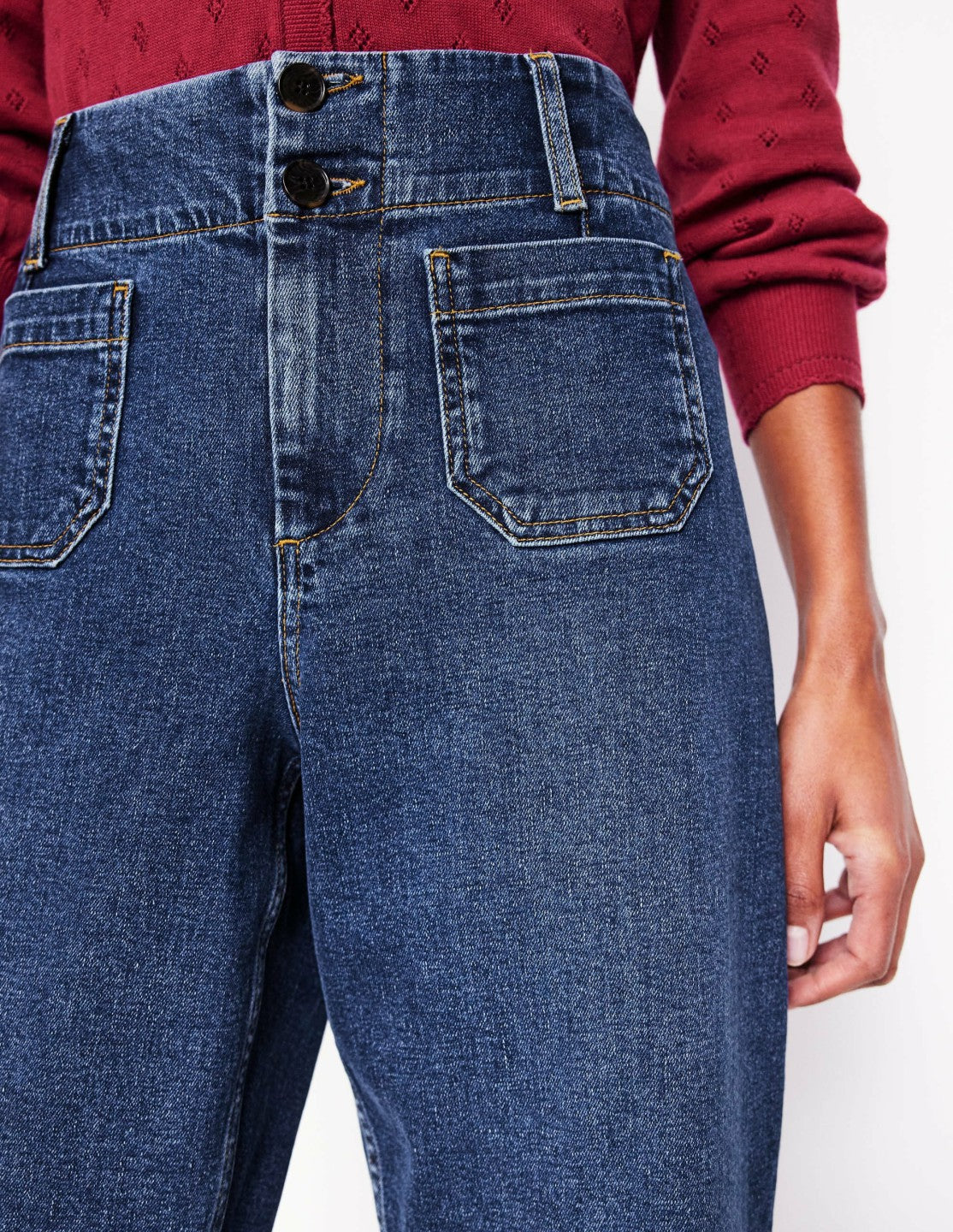 Primrose Cropped Pants-Mid Vintage / Boden Discount