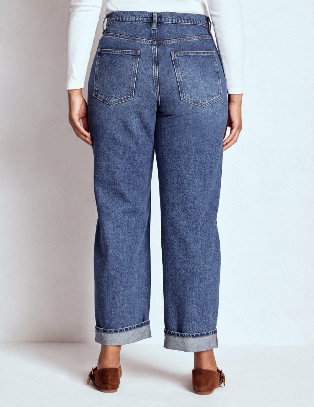 Mid Rise Relaxed Jeans-Mid Vintage / Boden us
