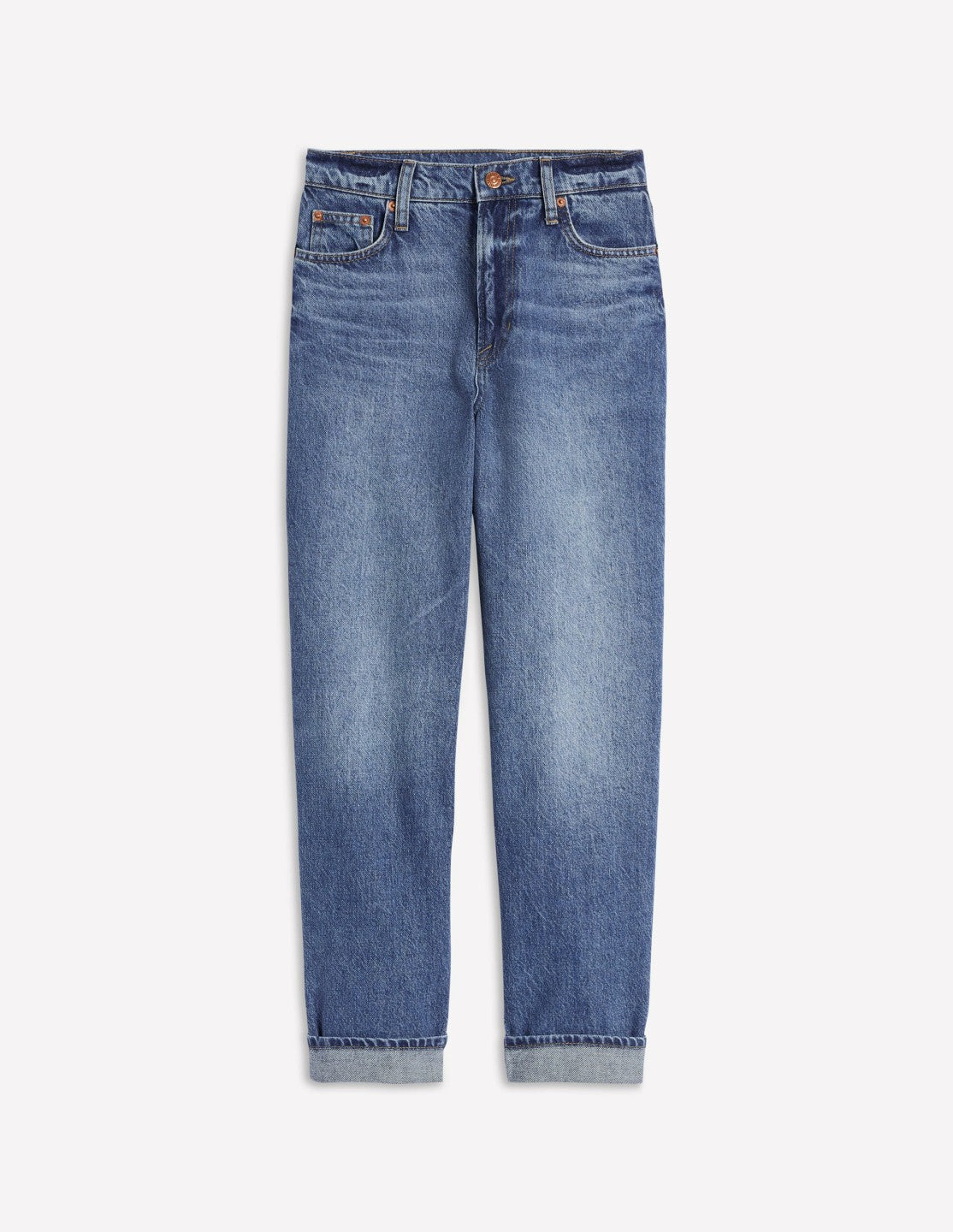 Mid Rise Relaxed Jeans-Mid Vintage / Boden us
