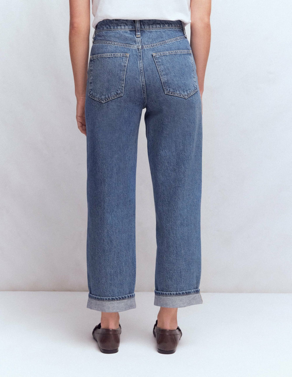 Mid Rise Relaxed Jeans-Mid Vintage / Boden us