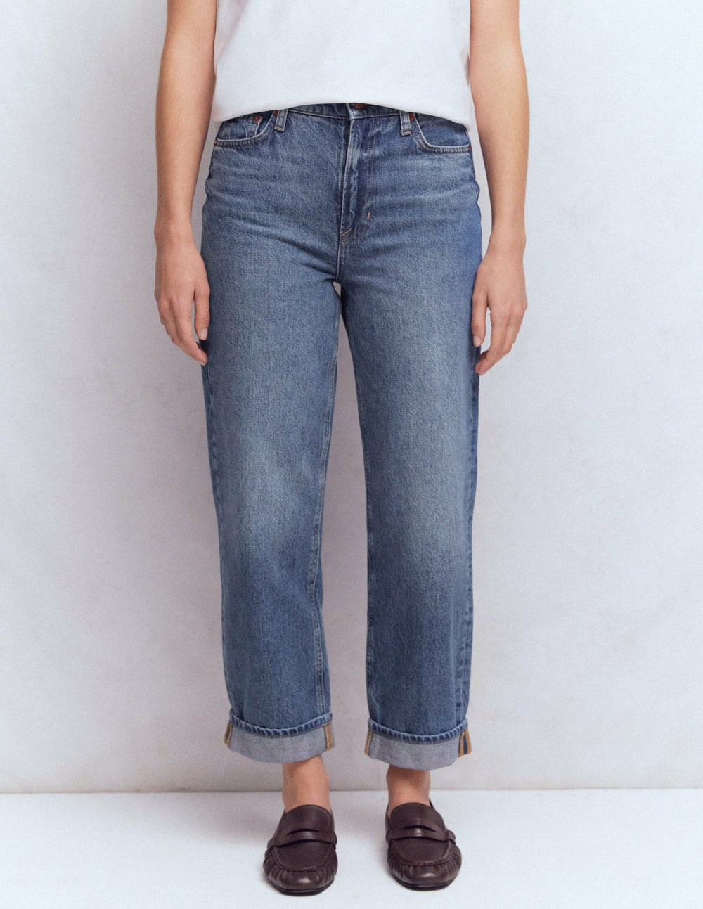 Mid Rise Relaxed Jeans-Mid Vintage / Boden us