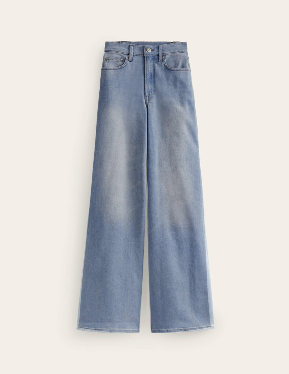 High Rise Wide Leg Jeans-Light Vintage / Boden Sale