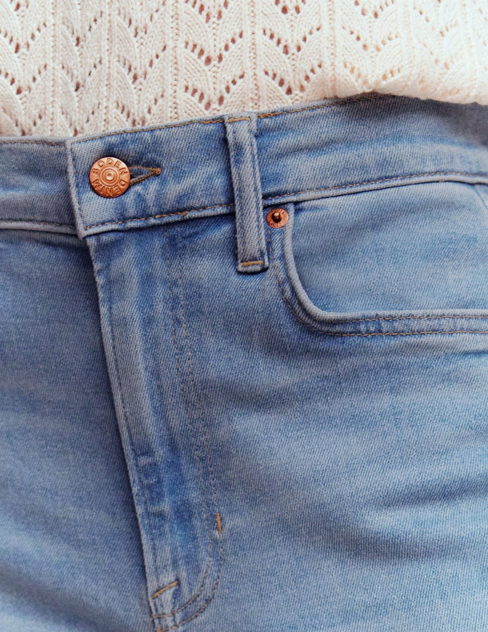 High Rise Wide Leg Jeans-Light Vintage / Boden Sale