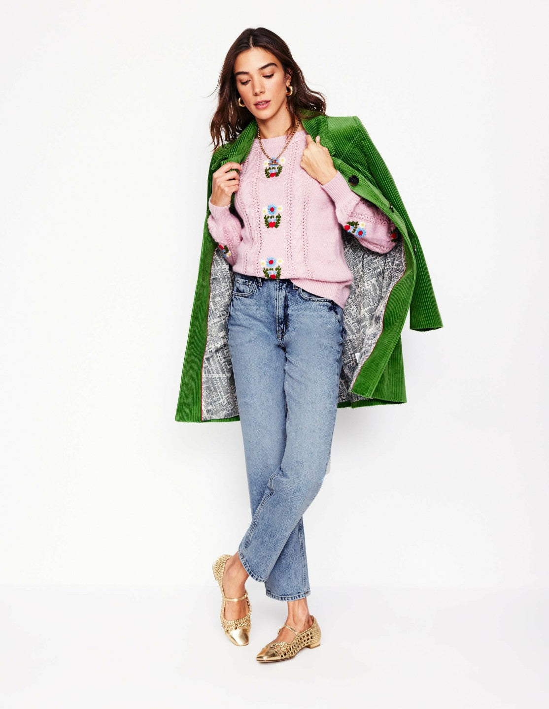 High Rise Straight Leg Jeans-Light Vintage / Boden Online