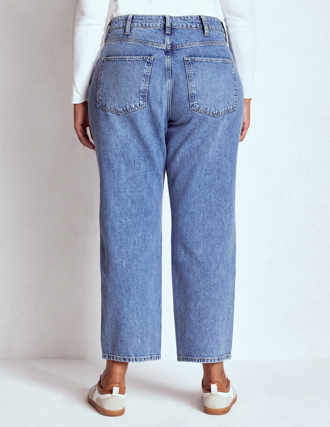 High Rise Straight Leg Jeans-Light Vintage / Boden Online