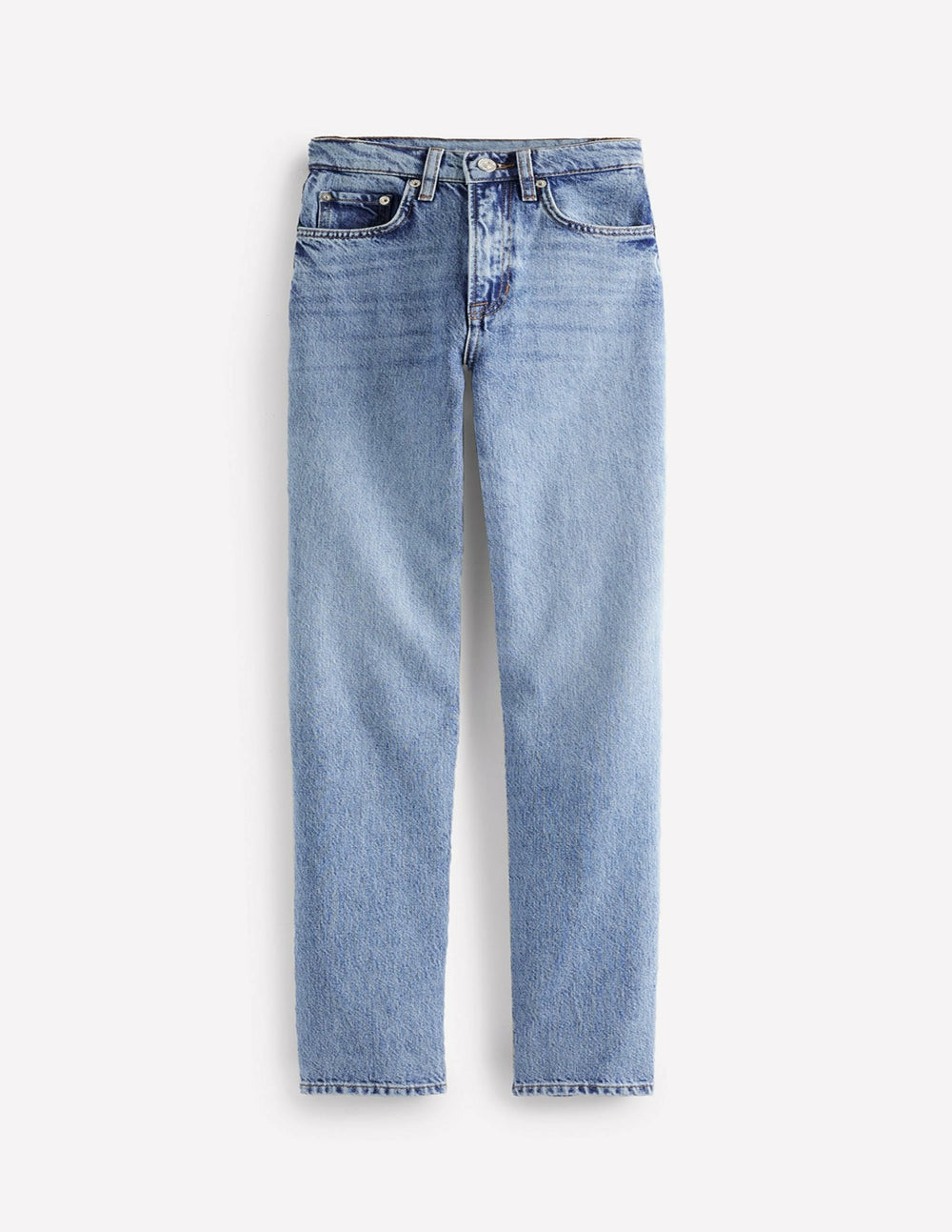 High Rise Straight Leg Jeans-Light Vintage / Boden Online