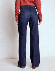 Straight Leg Pocket Jeans-Dark Vintage / Boden Outlet