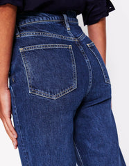 High Rise Column Leg Jeans-Dark Vintage / Boden Discount