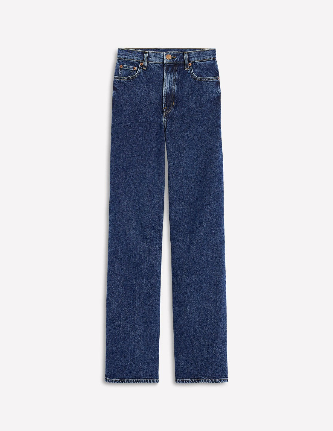 High Rise Column Leg Jeans-Dark Vintage / Boden Discount