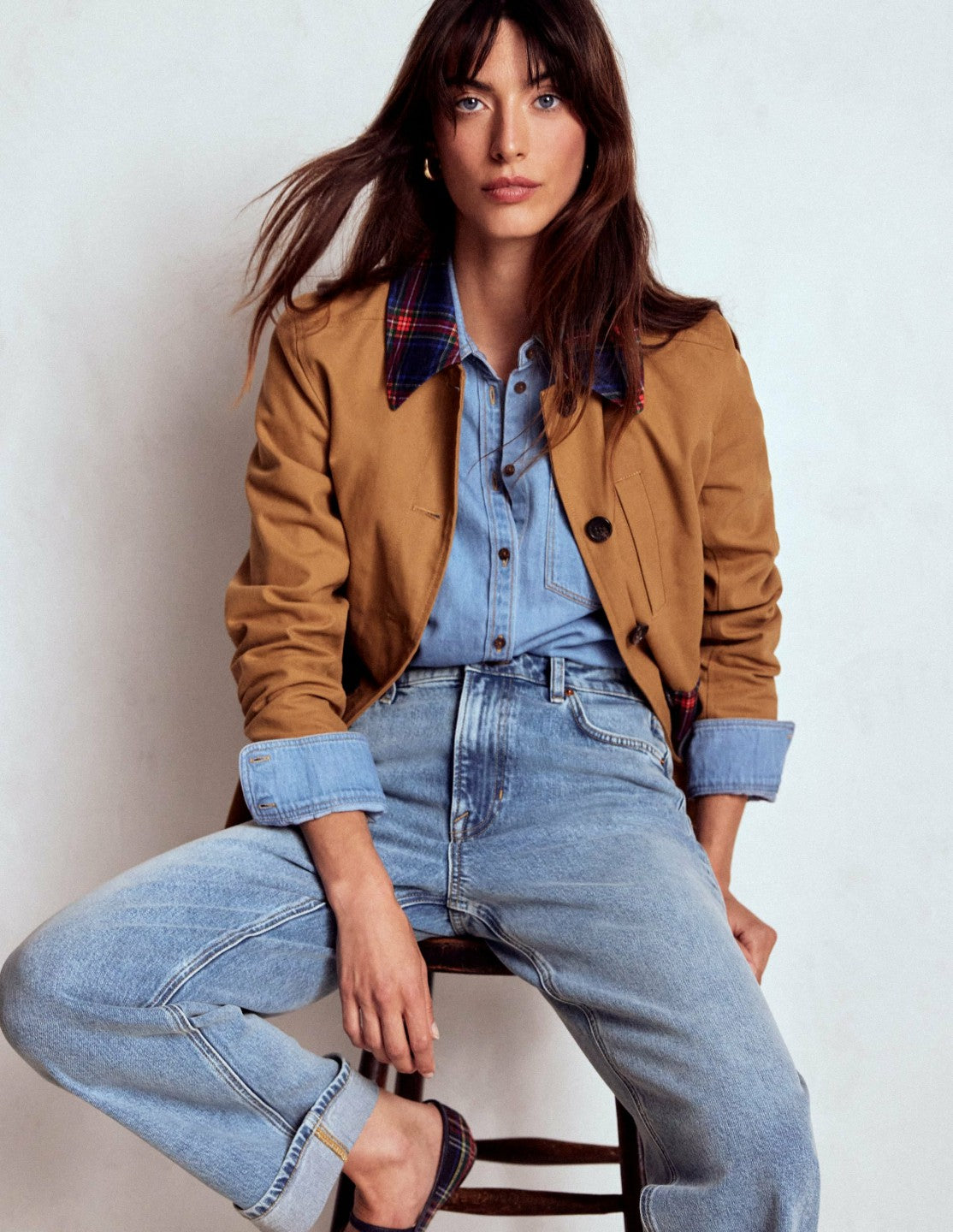 Mid Rise Straight Leg Jeans-Light Vintage / Boden Online