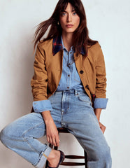 Mid Rise Straight Leg Jeans-Light Vintage / Boden Online