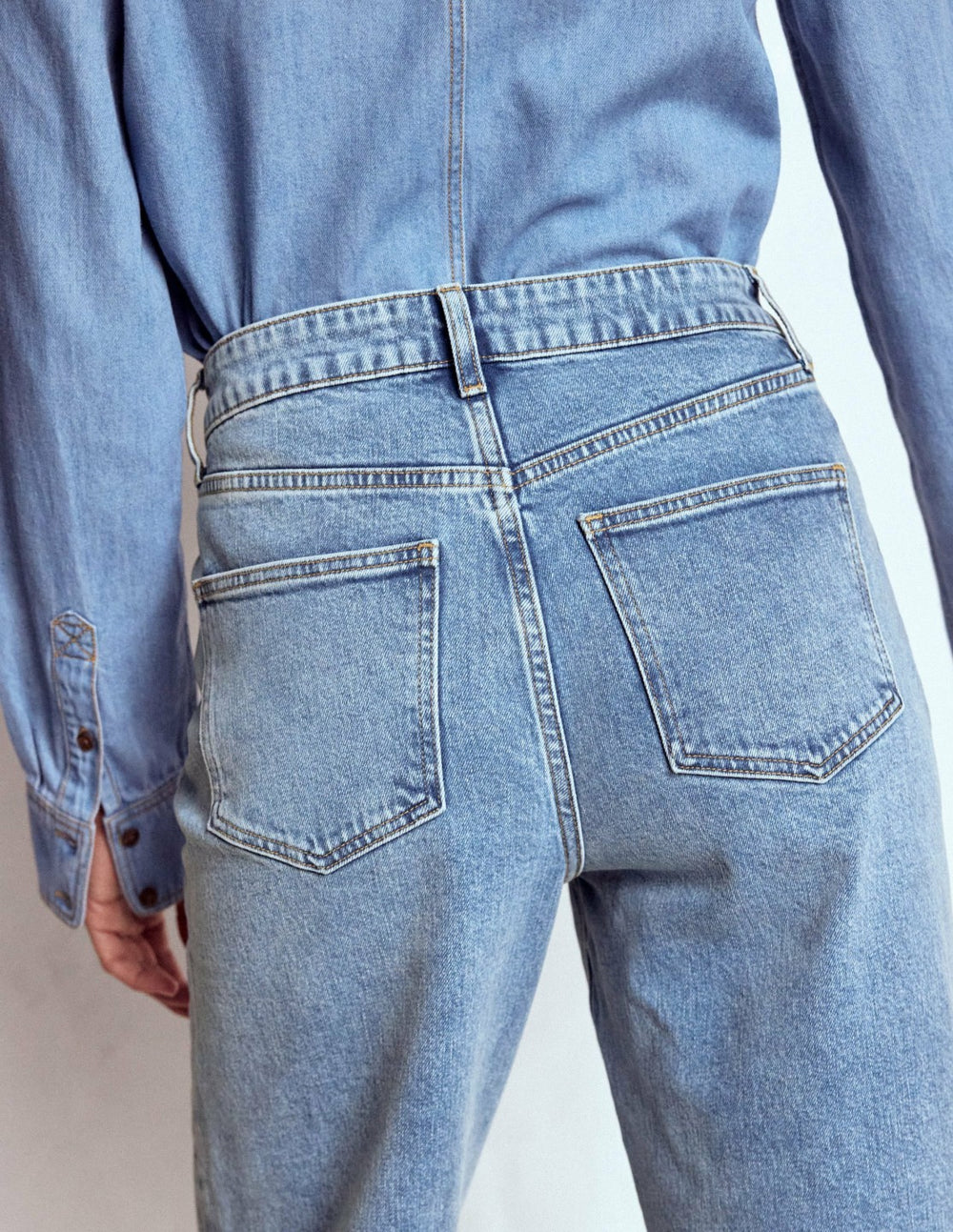 Mid Rise Straight Leg Jeans-Light Vintage / Boden Online