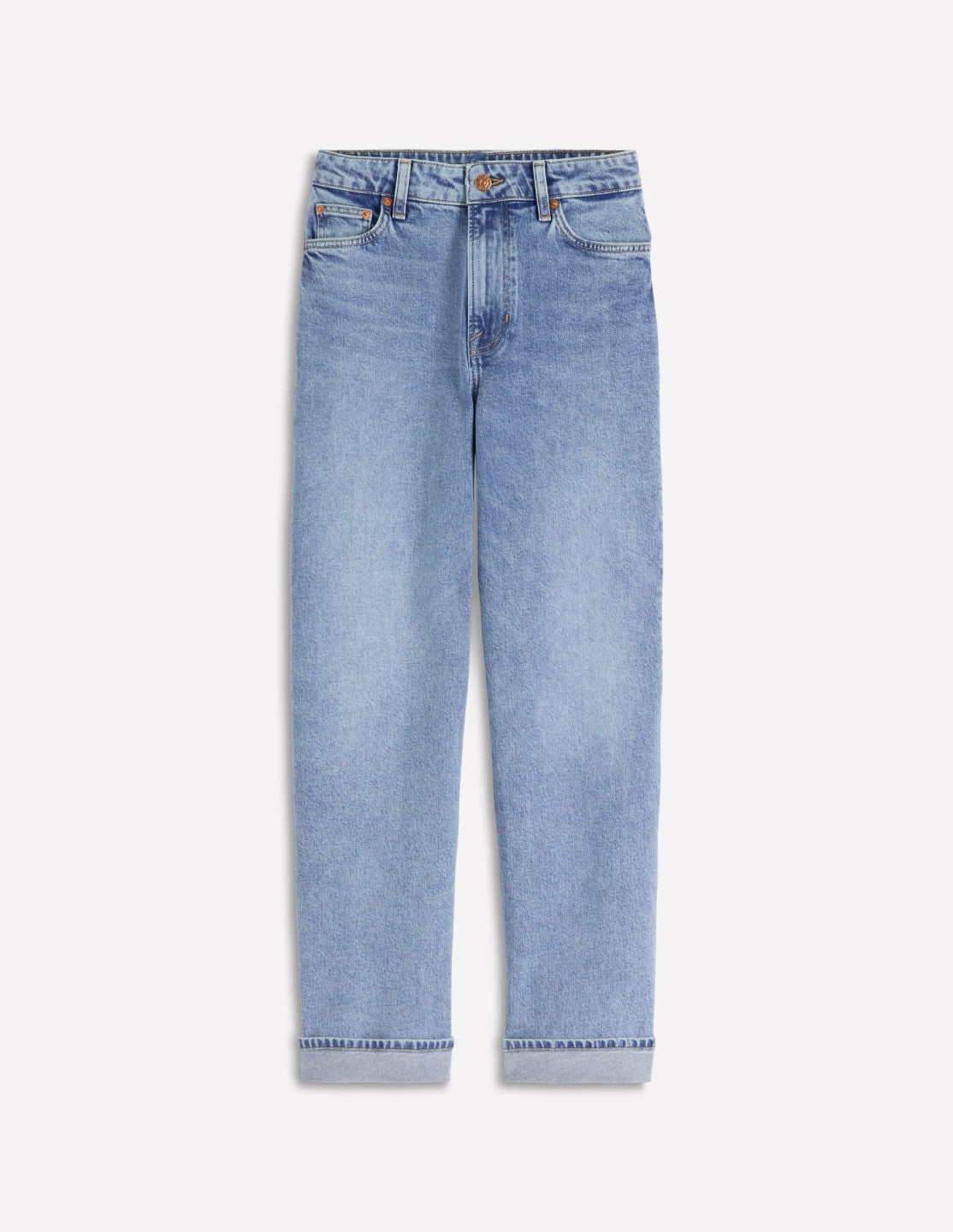 Mid Rise Straight Leg Jeans-Light Vintage / Boden Online